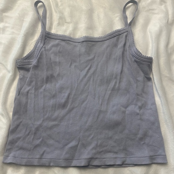 John Galt Light Blue Belle Tank Top - Picture 5 of 5